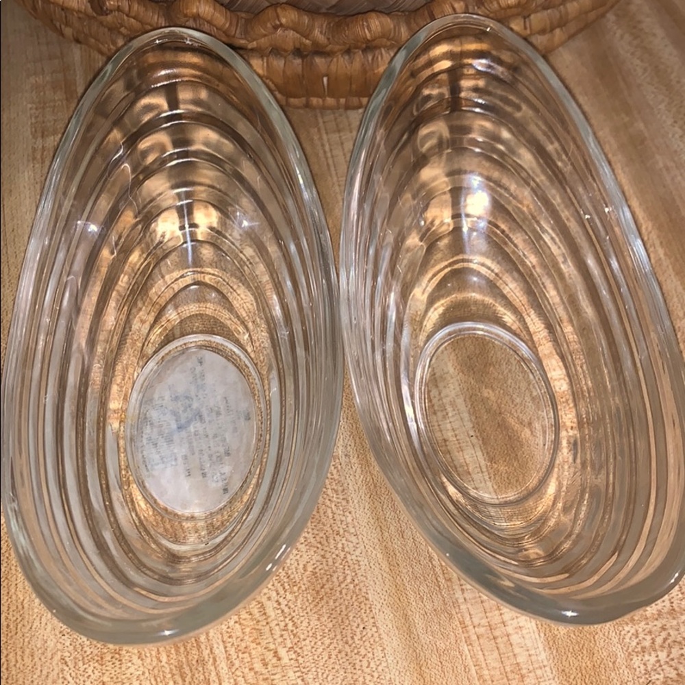 Small glass decor bowls